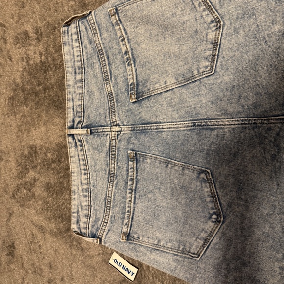 Old Navy Higher High-Rise Flare Nicky Jean Raw Hem Size 12 NEW - Picture 4 of 9